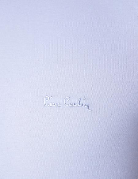 Açık Mavi Slim Fit Uzun Kollu Basic Gömlek - 50204546028