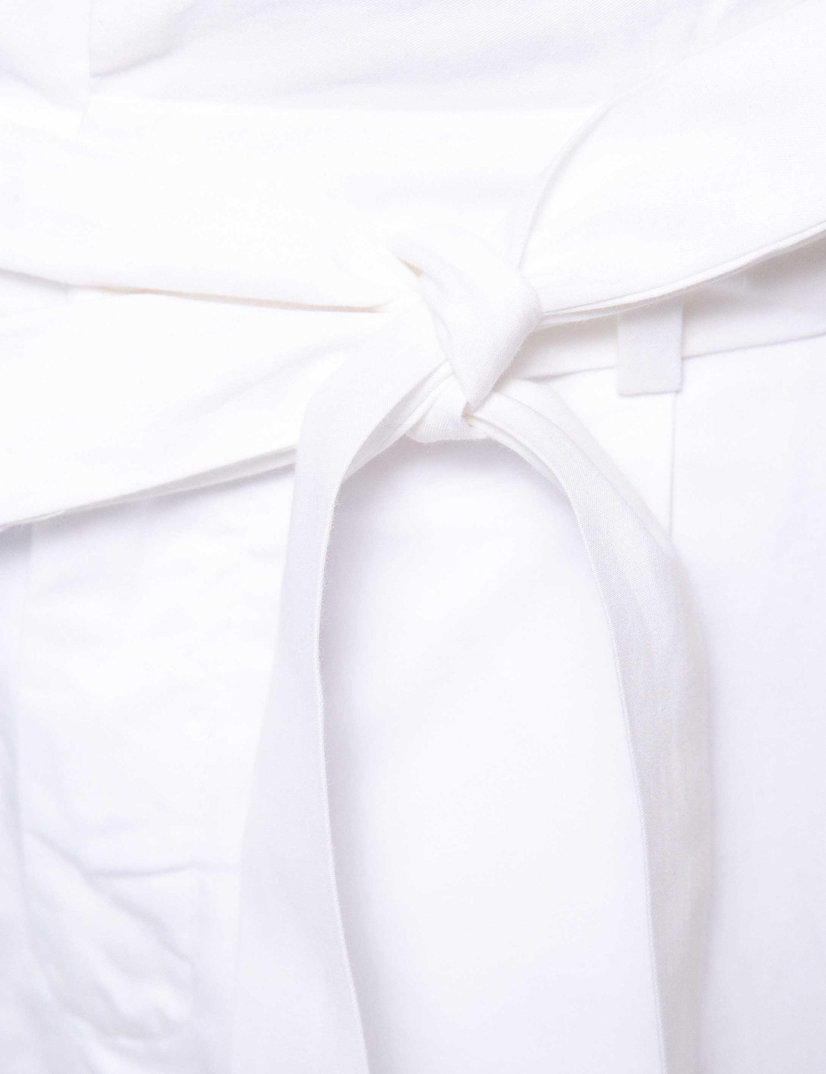 Beyaz Flare Fit Kumaş Pantolon