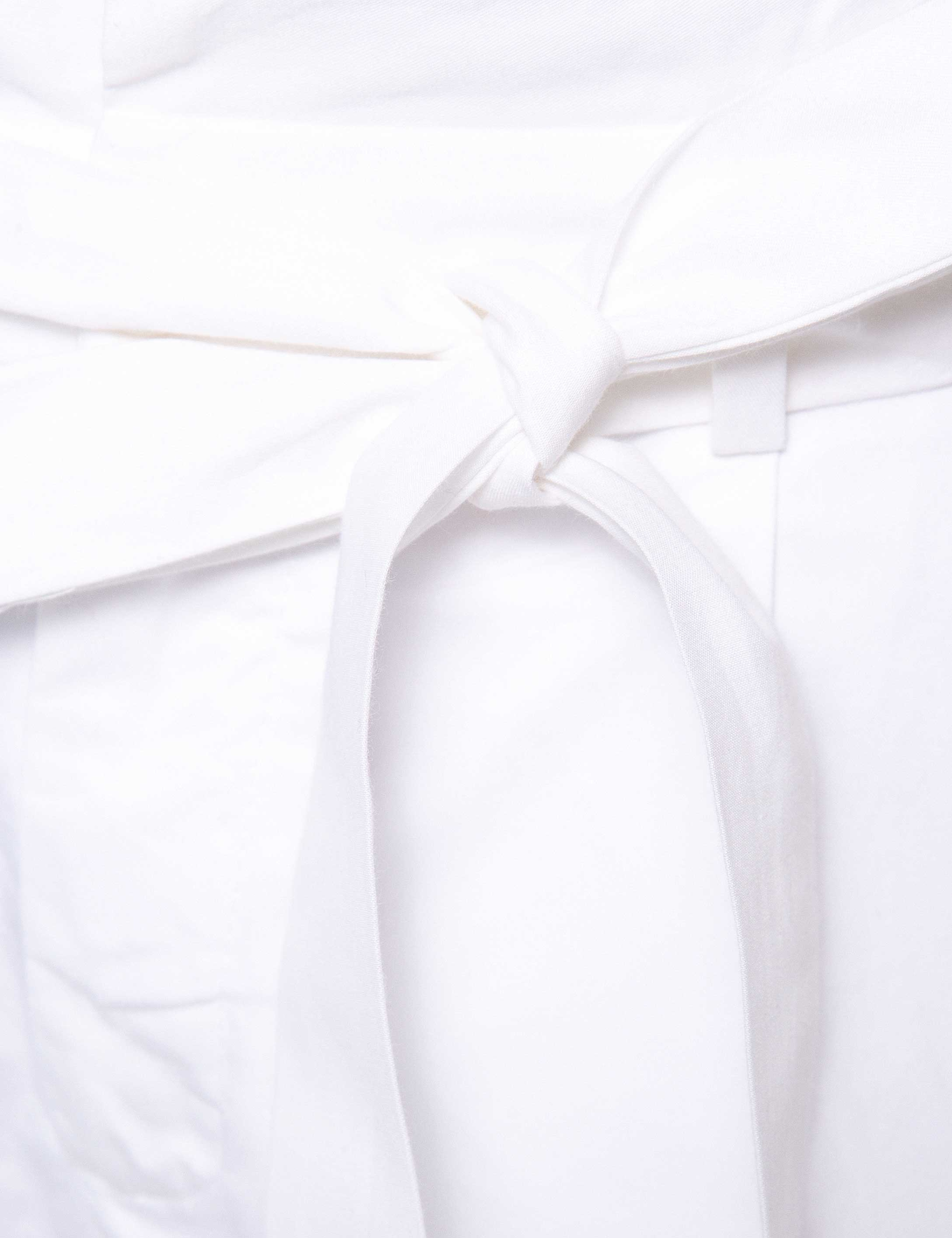 Beyaz Flare Fit Kumaş Pantolon