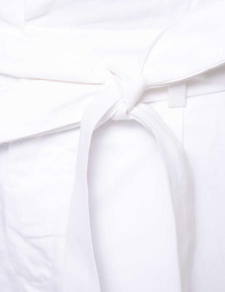 Beyaz Flare Fit Kumaş Pantolon - 50204553002