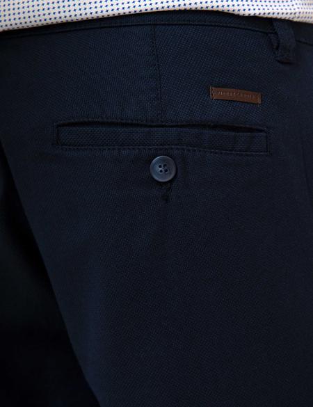 Lacivert Standart Fit Bermuda Şort - 50204563015