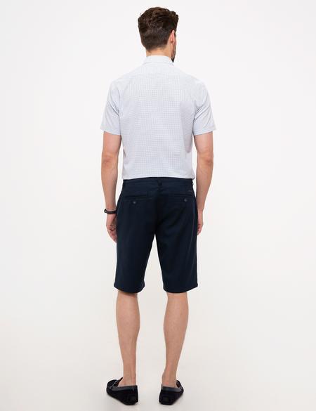 Lacivert Standart Fit Bermuda Şort - 50204563015