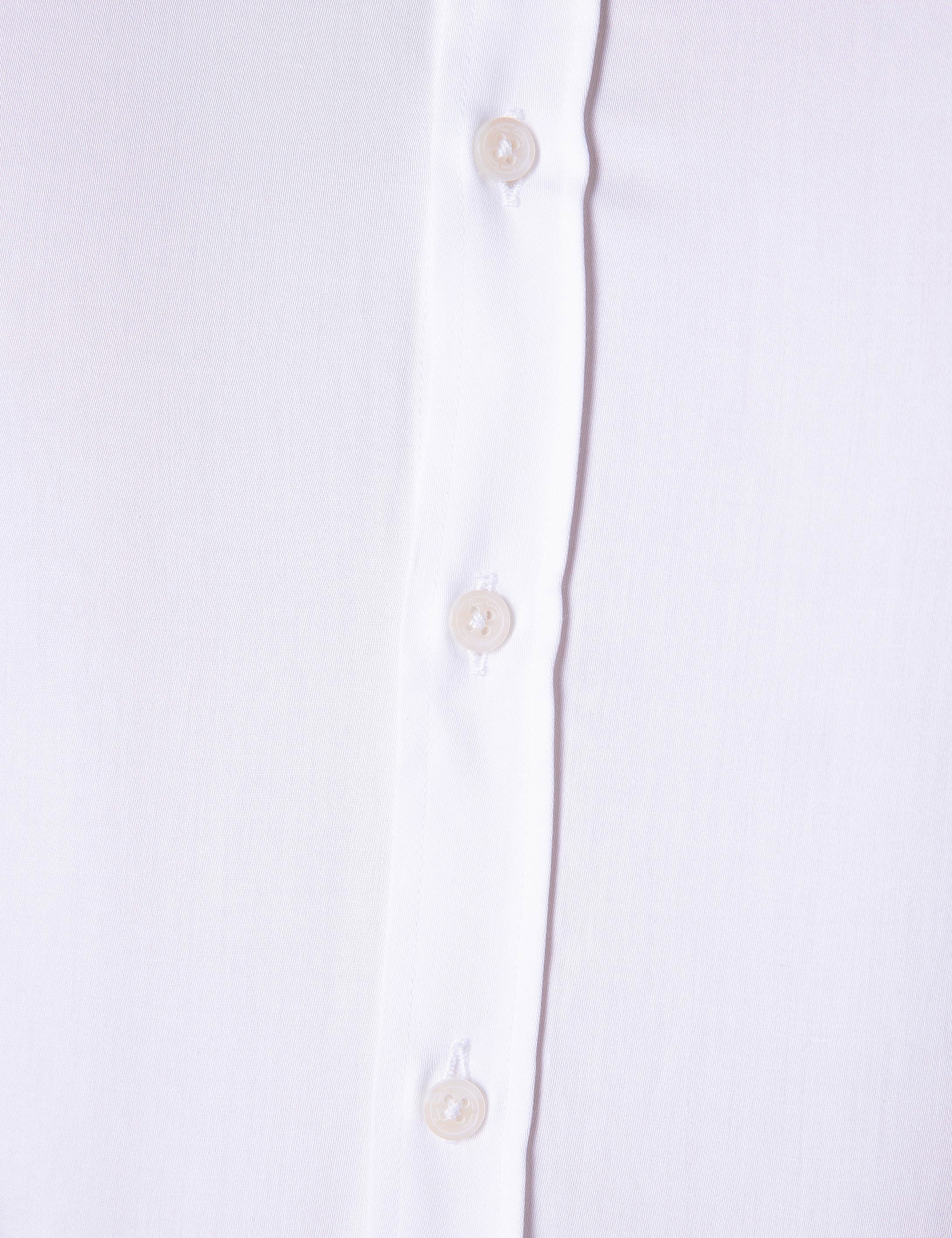 Beyaz Slim Fit Uzun Kollu Klasik Gömlek - Image 4