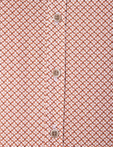 Turuncu Slim Fit Uzun Kollu Gömlek - 50204569010
