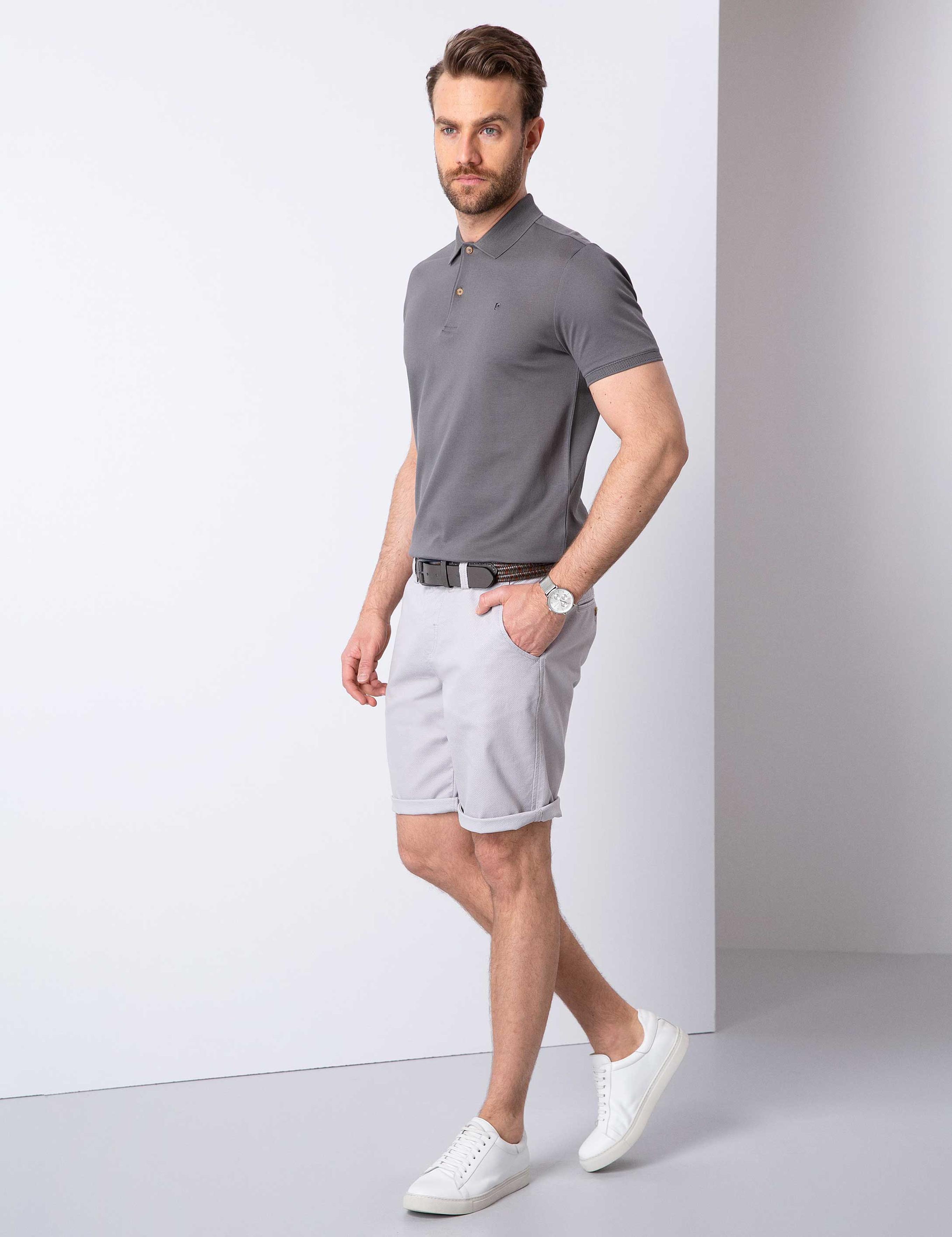 Taş Slim Fit Bermuda Şort
