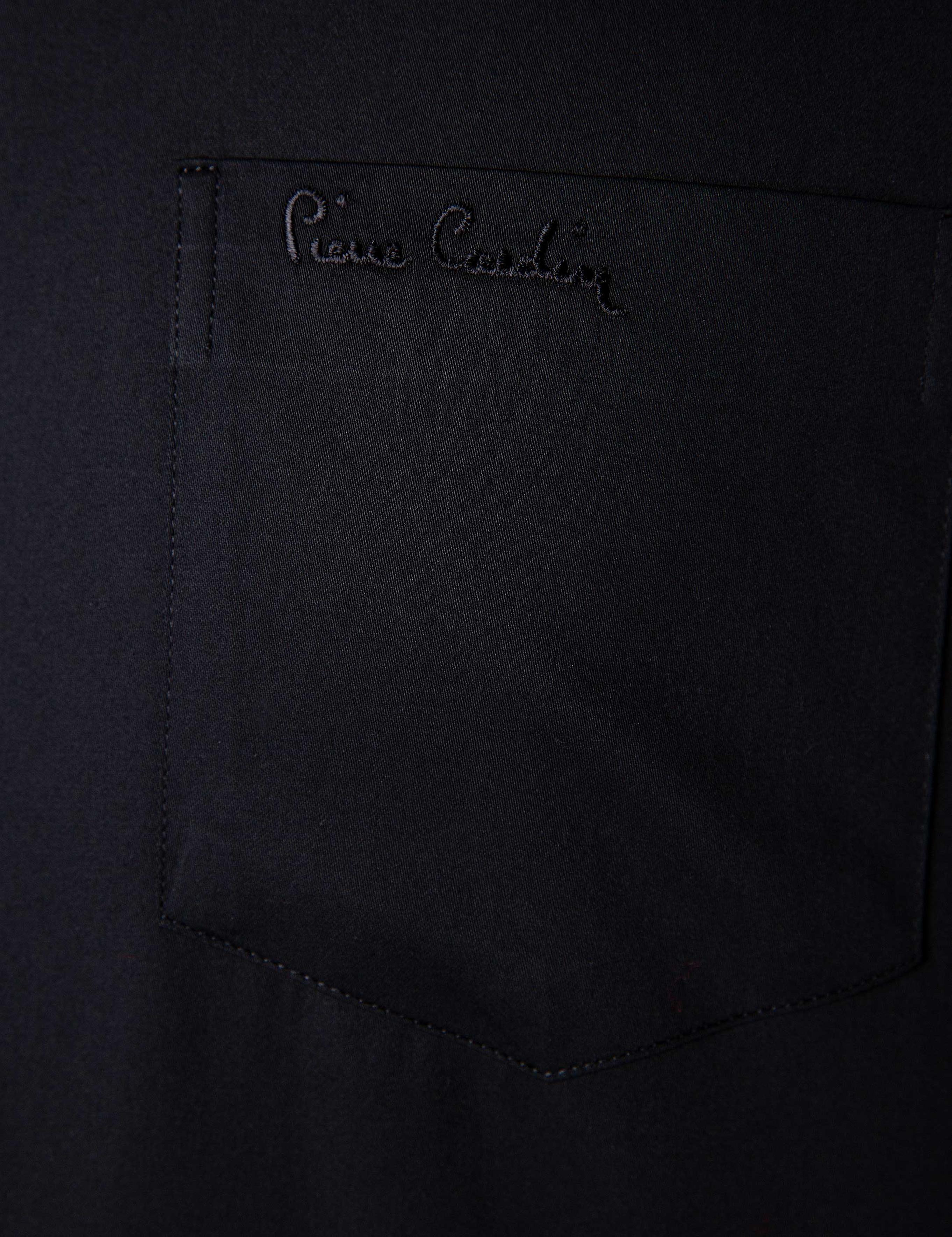 Siyah Regular Fit Uzun Kollu Klasik Gömlek