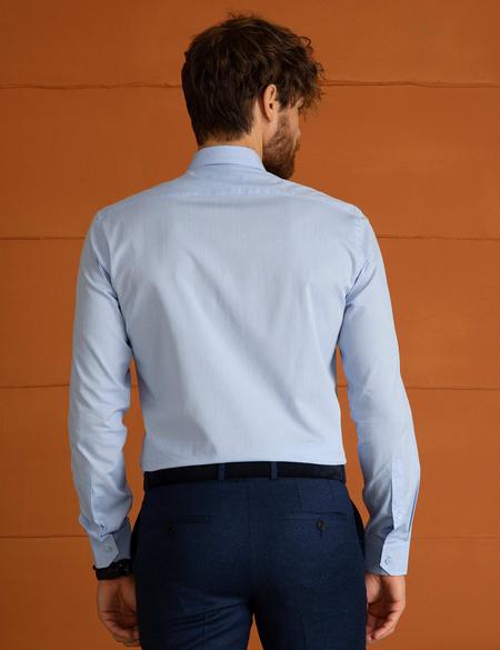Açık Mavi Slim Fit Gömlek - 50205315015