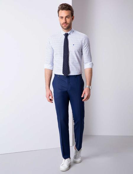 Açık Lacivert Slim Fit Pantolon - 50205338055
