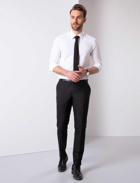 Siyah Ekstra Slim Fit Pantolon - 50205339008