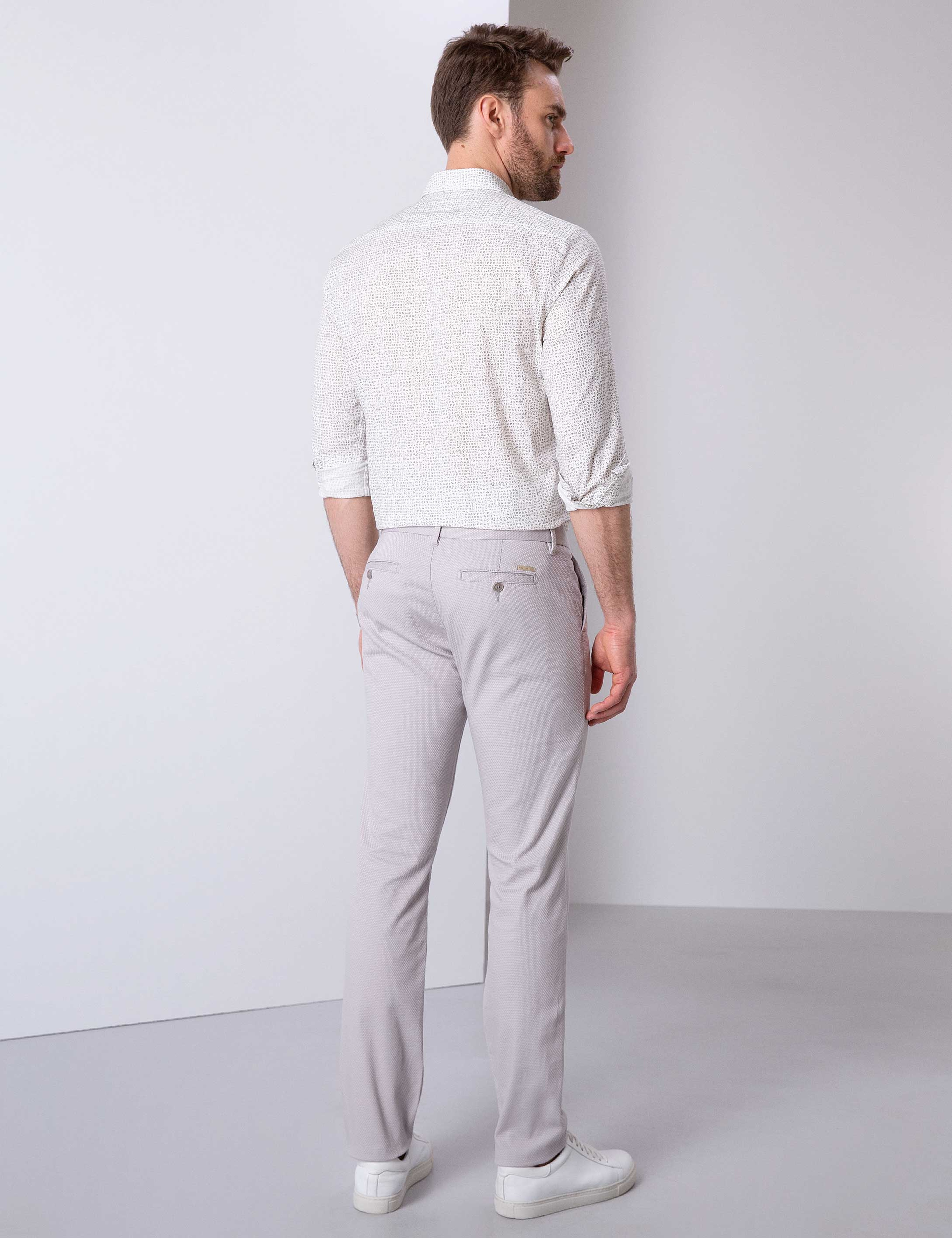 Taş Slim Fit Chino Pantolon - Image 3