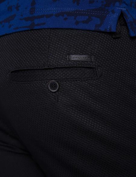 Siyah Slim Fit Chino Pantolon - 50206154048