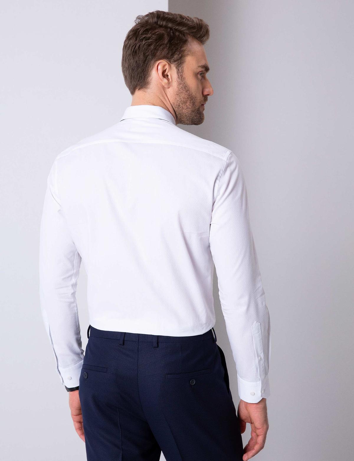 Beyaz Slim Fit Gömlek - 50206157001