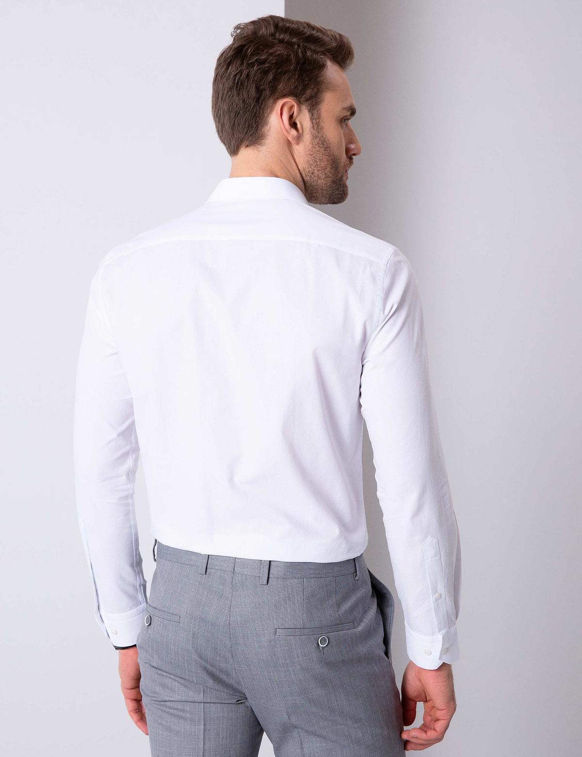 Beyaz Slim Fit Gömlek - 50206158014