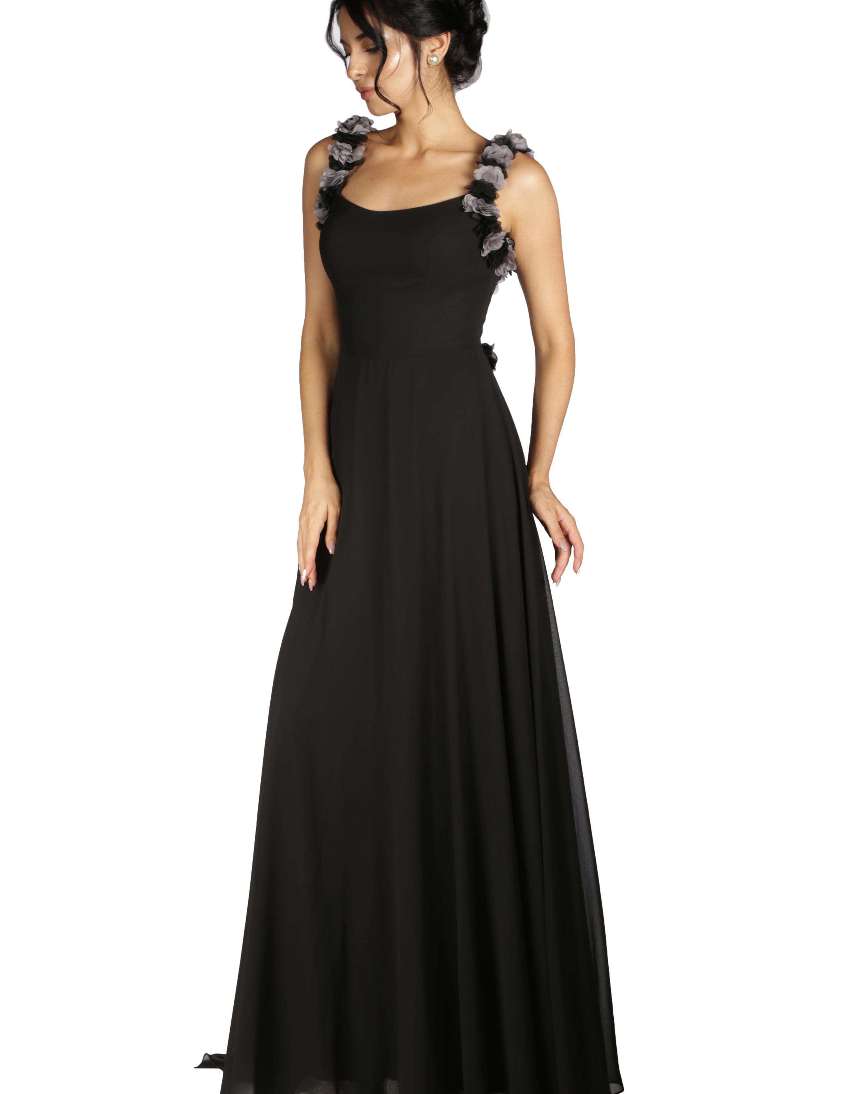 SIYAH Uzun Abiye Elbise