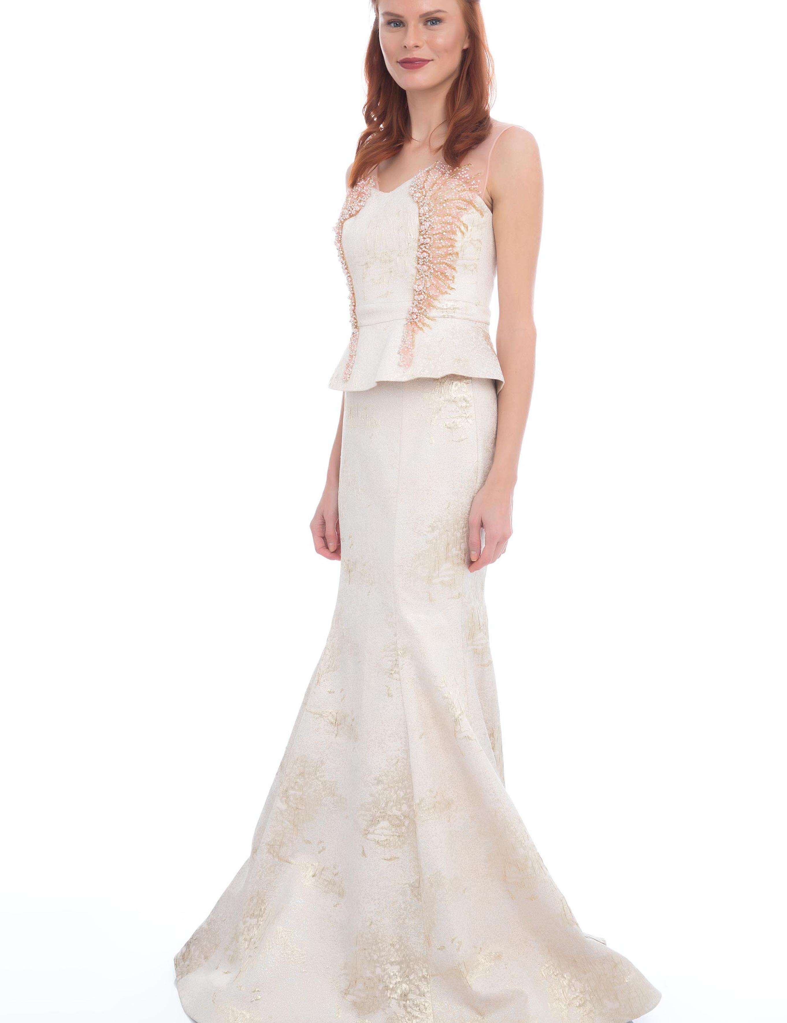 İkili Takım Balık Abiye Elbise