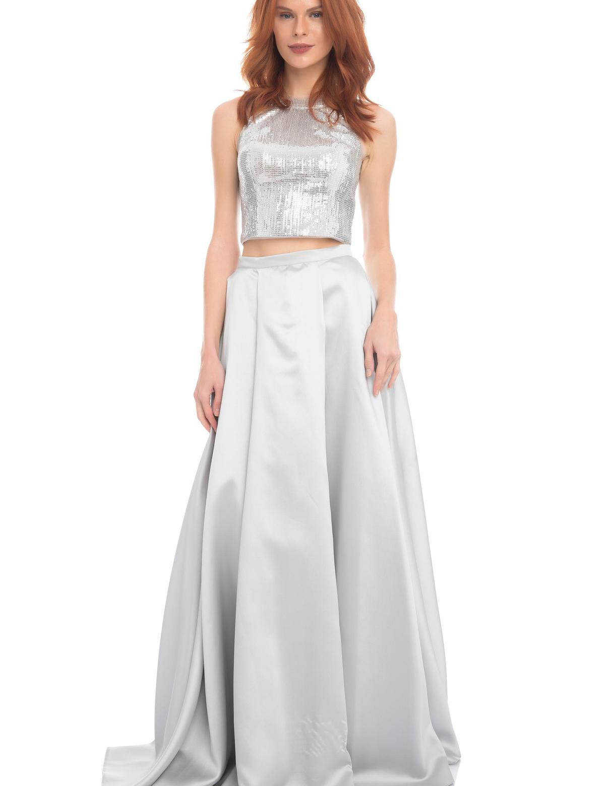 GRI İkili Takım Balık Abiye Elbise