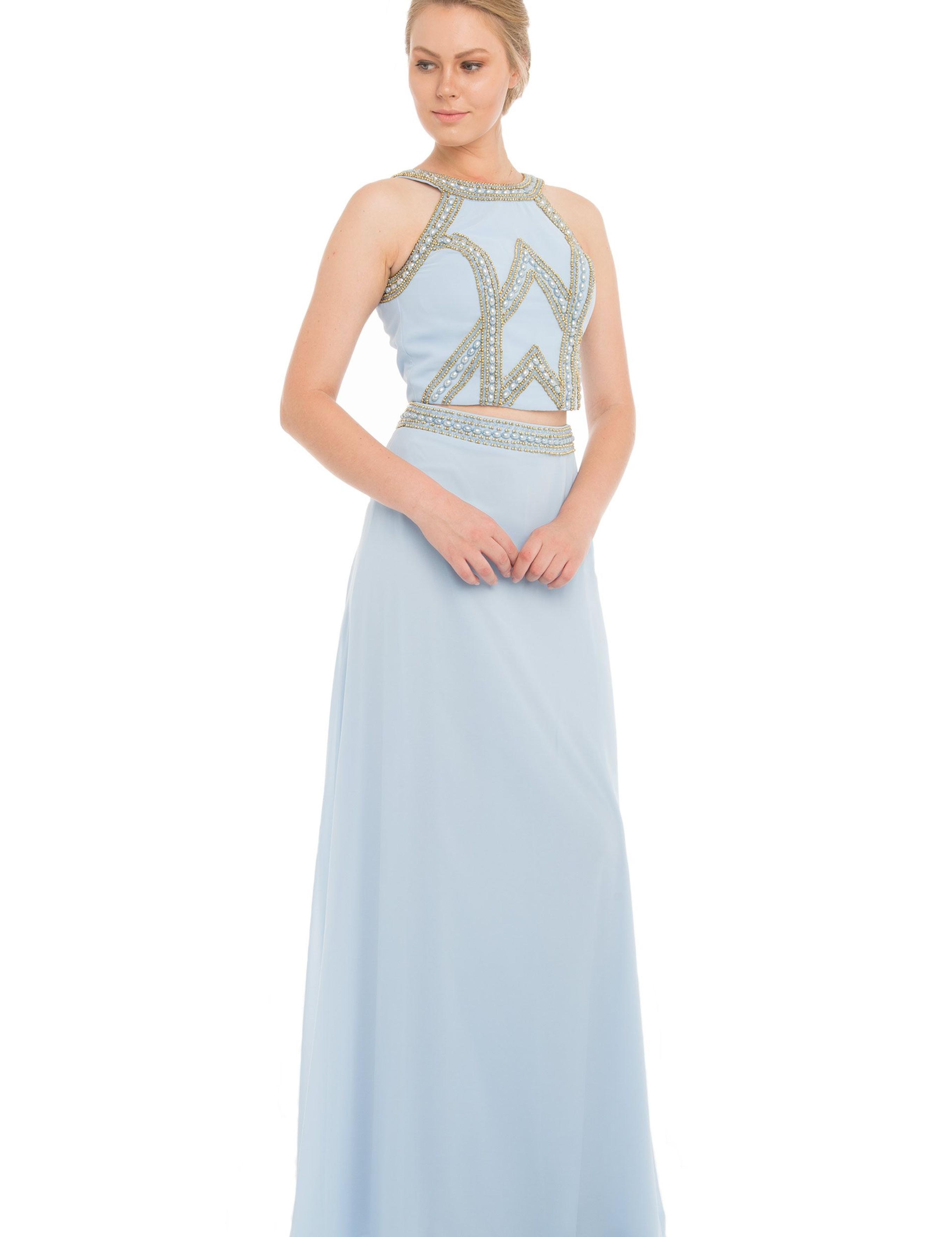 İkili Takım Balık Abiye Elbise