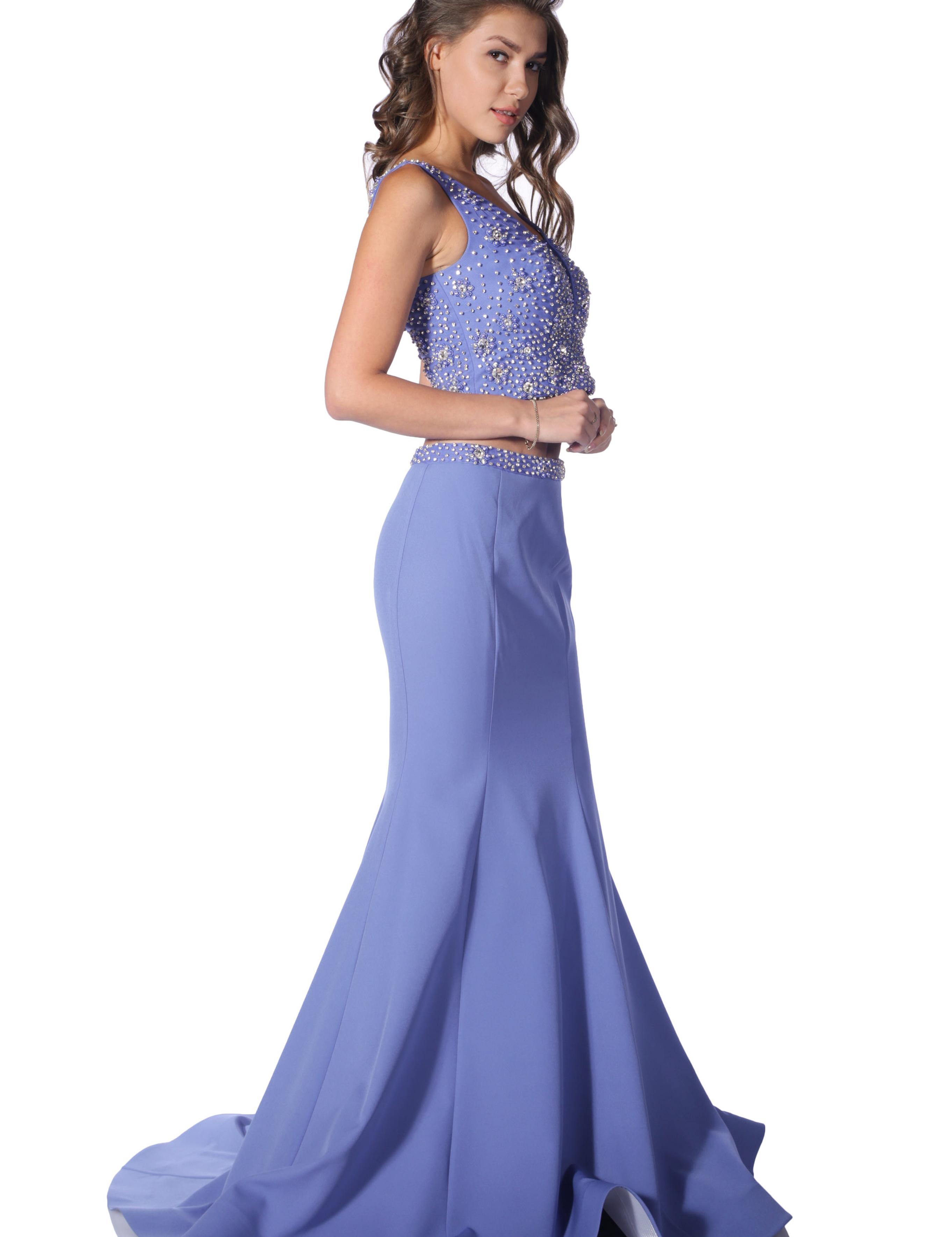 İkili Takım Balık Abiye Elbise