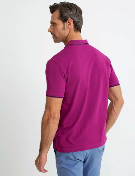 Fuşya Slim Fit Basic Tişört - 50187370084