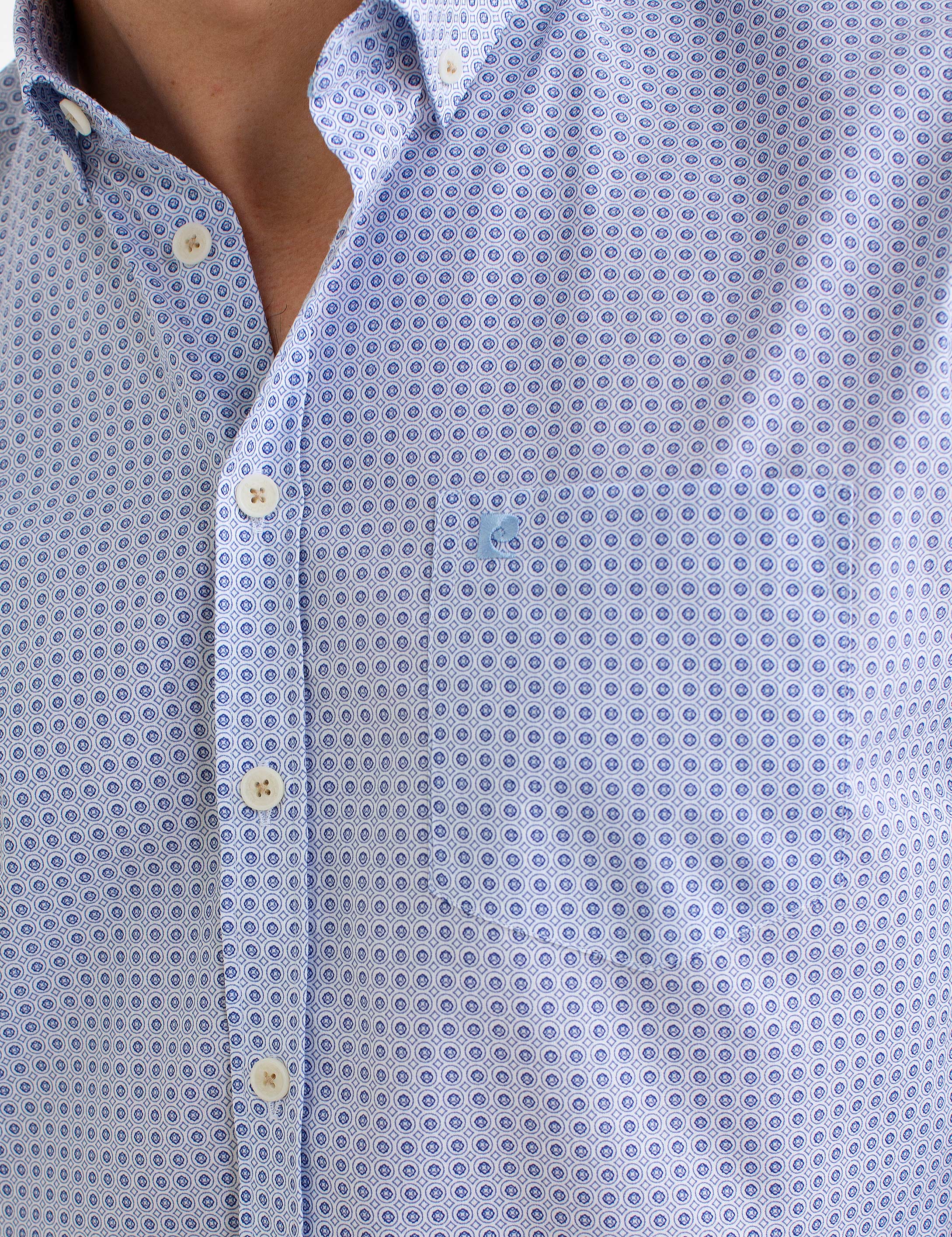 Mavi Regular Fit Kısa Kollu Gömlek - 50187445006