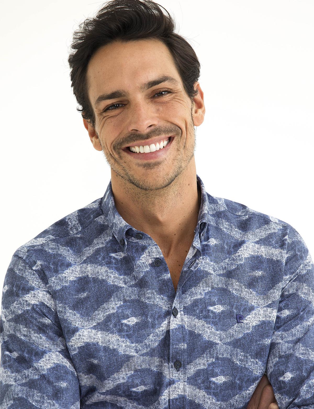 Lacivert Slim Fit Gömlek - 50187450006