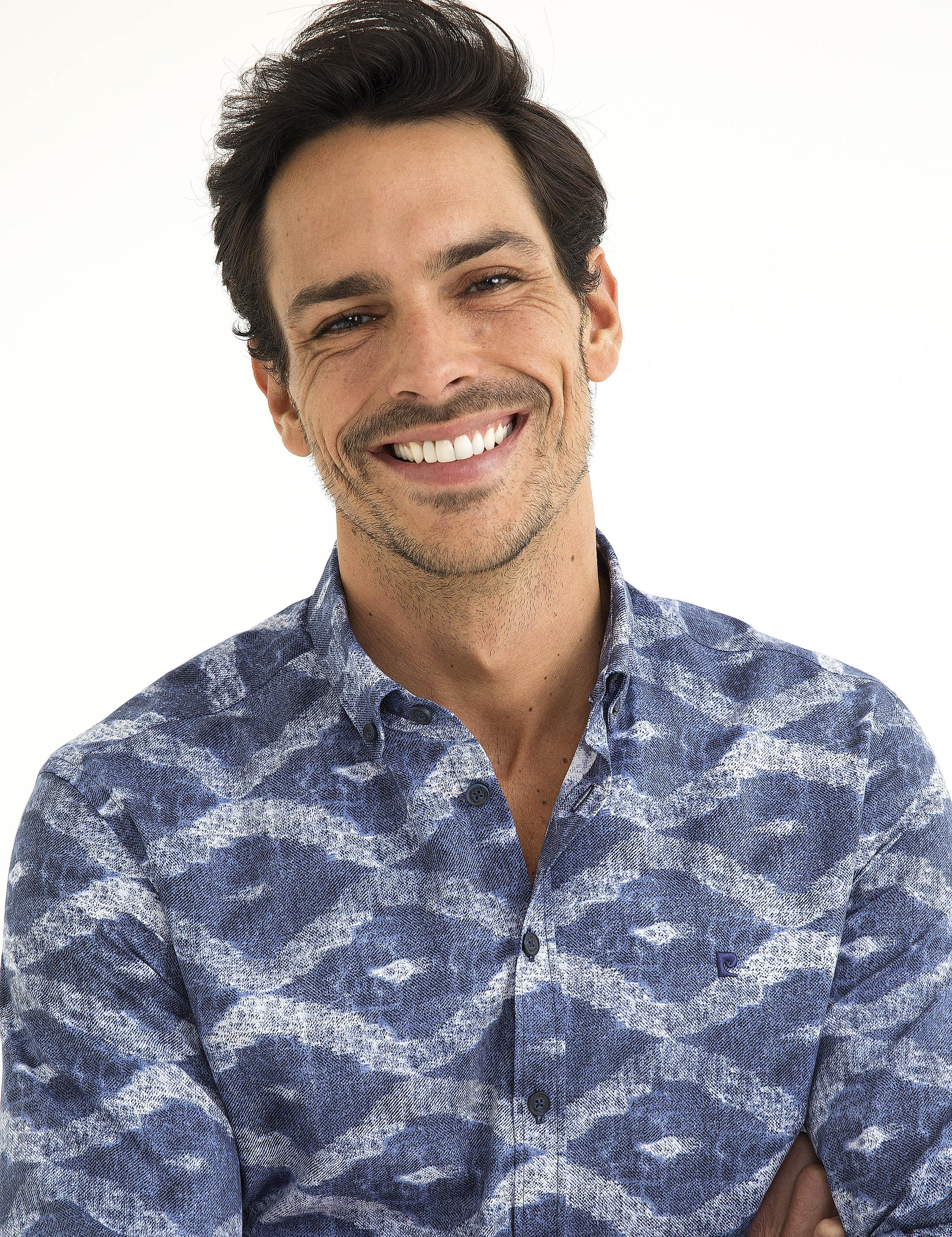 Lacivert Slim Fit Gömlek