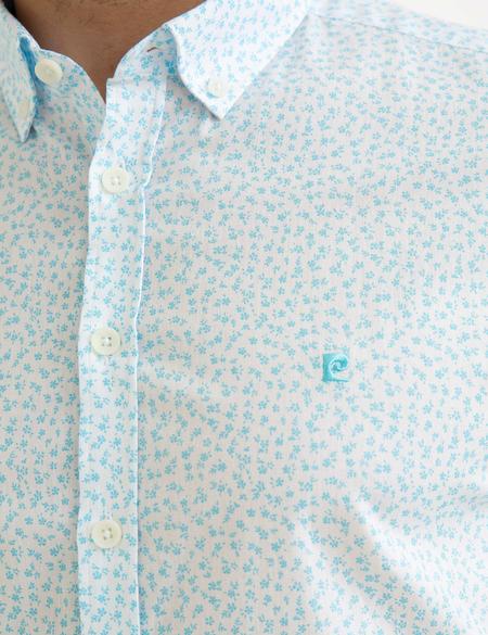 Turkuaz Slim Fit Uzun Kollu Gömlek - 50187451014