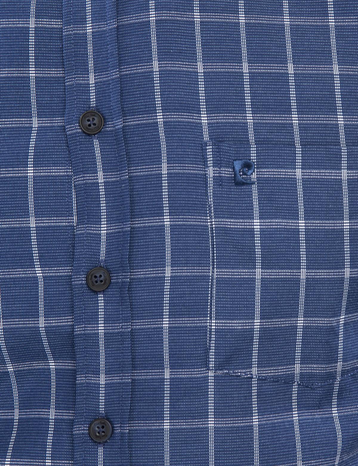 Lacivert Regular Fit Kısa Kollu Gömlek - 50187492017