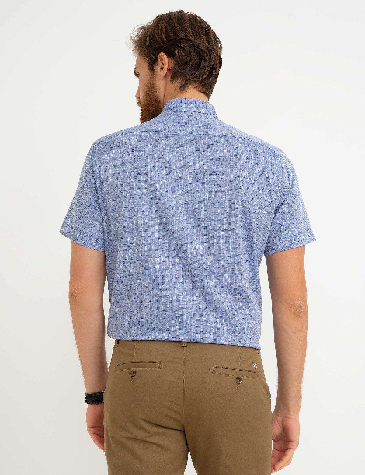 Turkuaz Regular Fit Kısa Kollu Gömlek - 50187513007