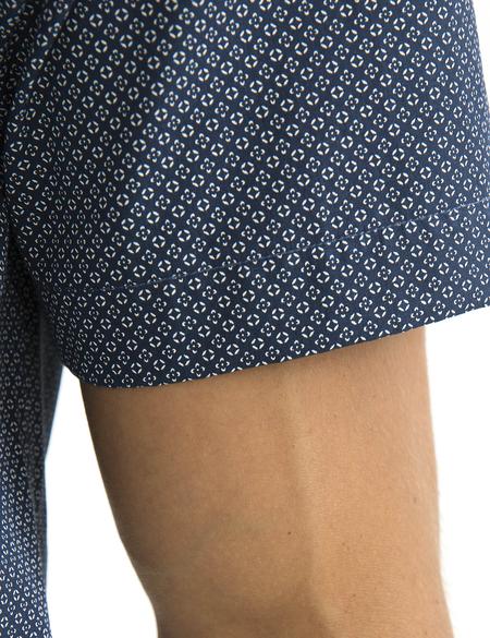 Lacivert Regular Fit Kısa Kollu Gömlek - 50187530015