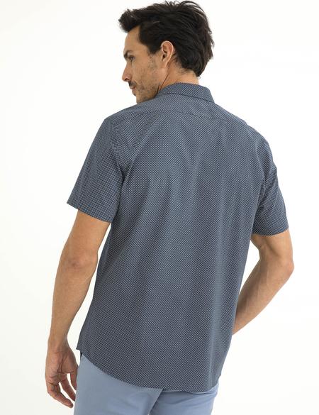 Lacivert Regular Fit Kısa Kollu Gömlek - 50187530015