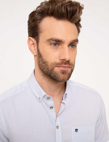 Lacivert Regular Fit Kısa Kollu Gömlek - 50187532008