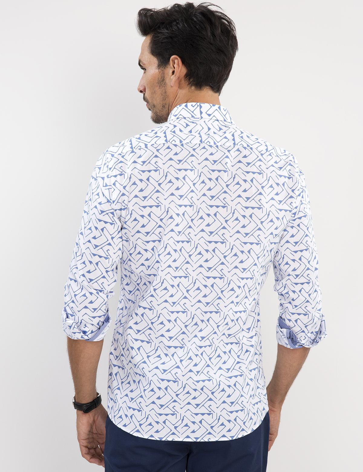 Lacivert Slim Fit Gömlek - 50187584001