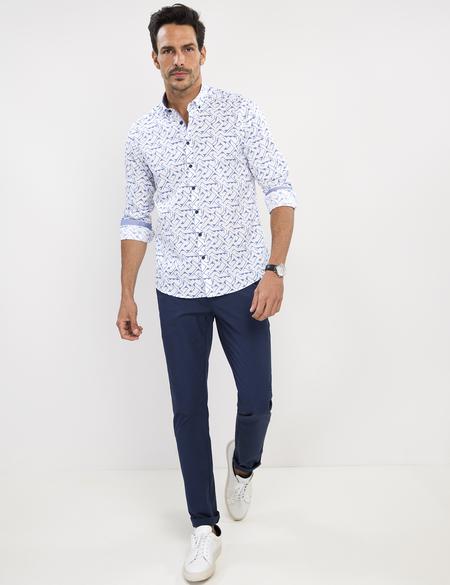 Lacivert Slim Fit Gömlek - 50187584001