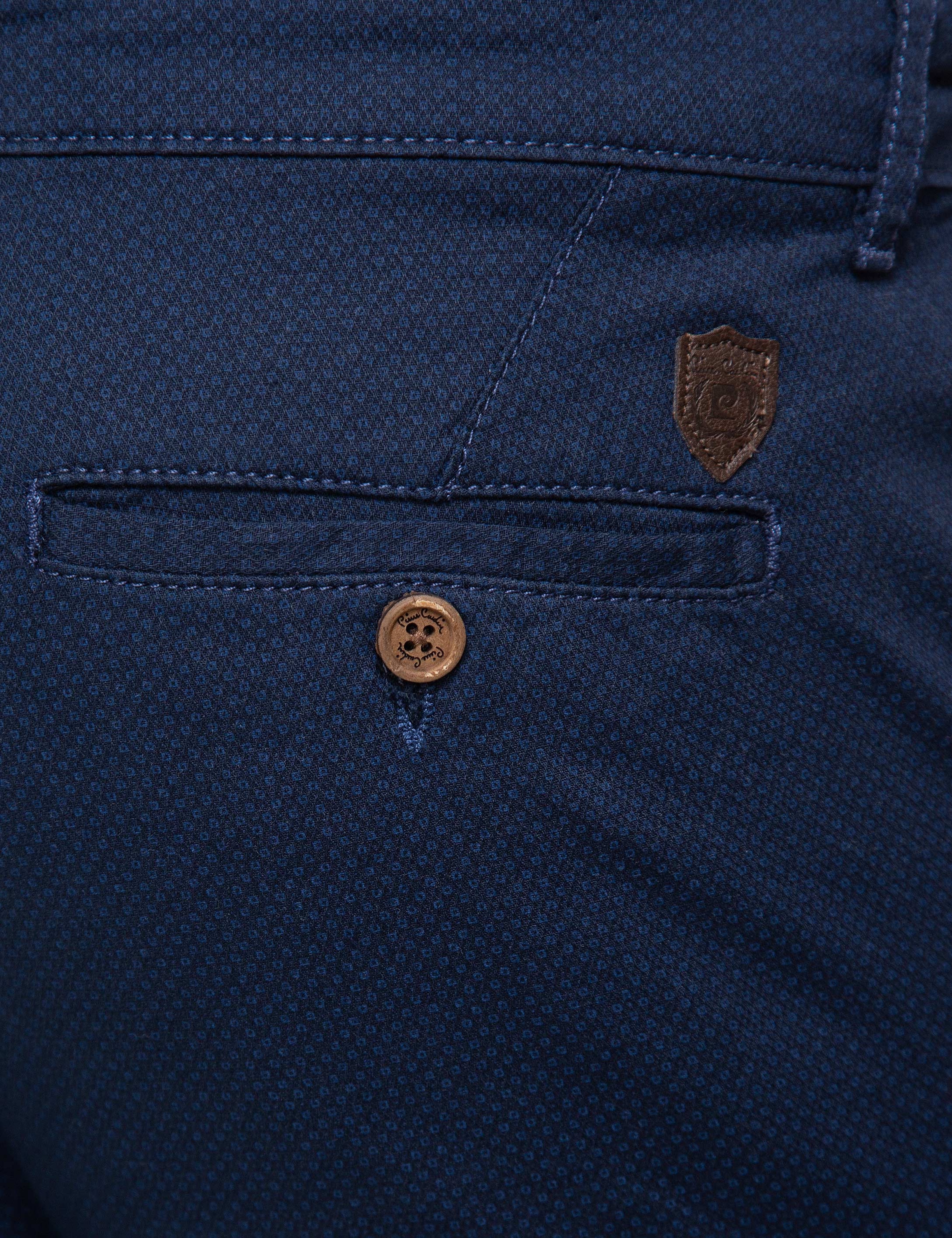 Lacivert Slim Fit Chino Pantolon - Image 4