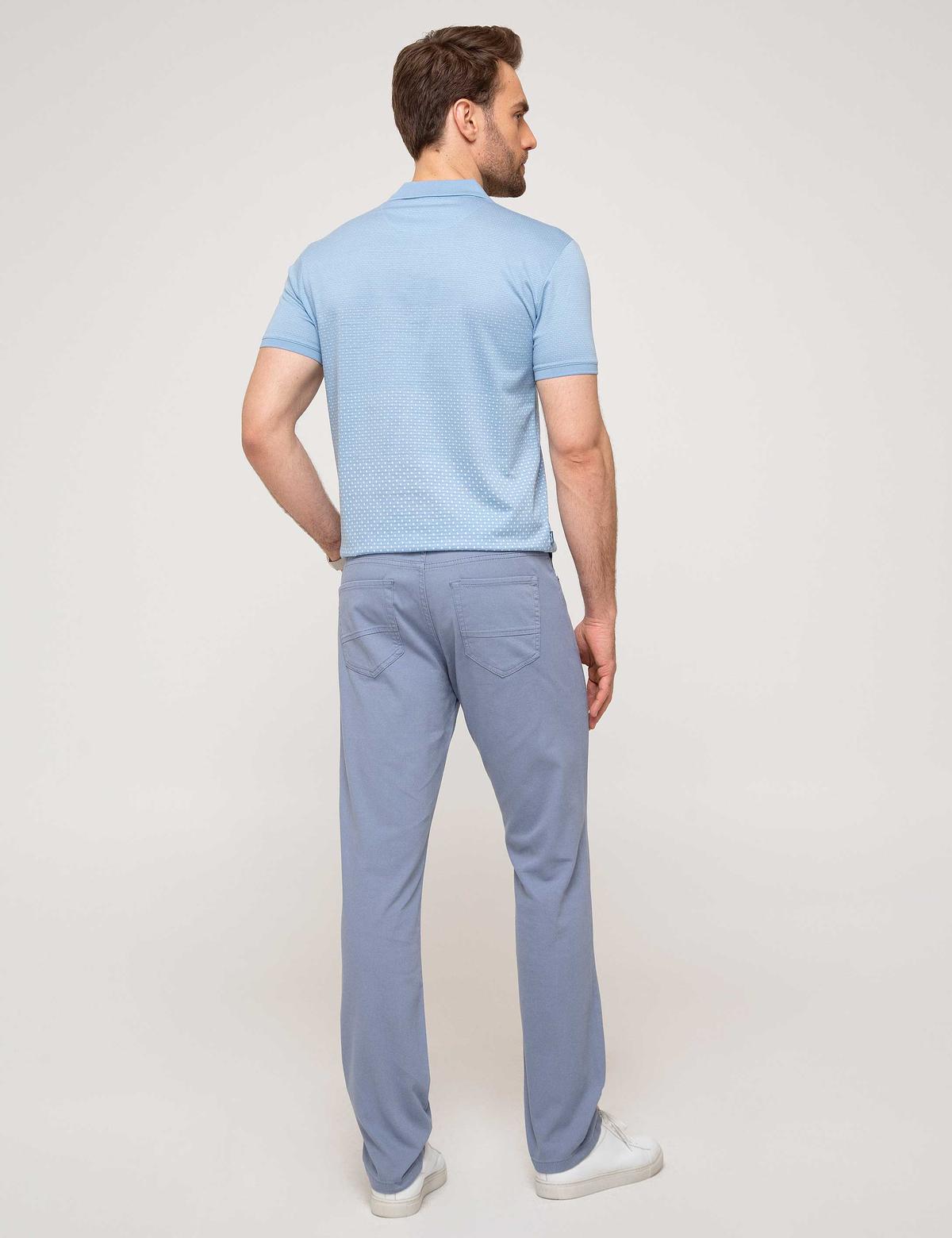 Koyu Mavi Slim Fit Kanvas Pantolon - 50187805114