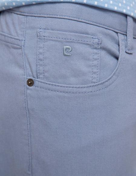 Koyu Mavi Slim Fit Kanvas Pantolon - 50187805114