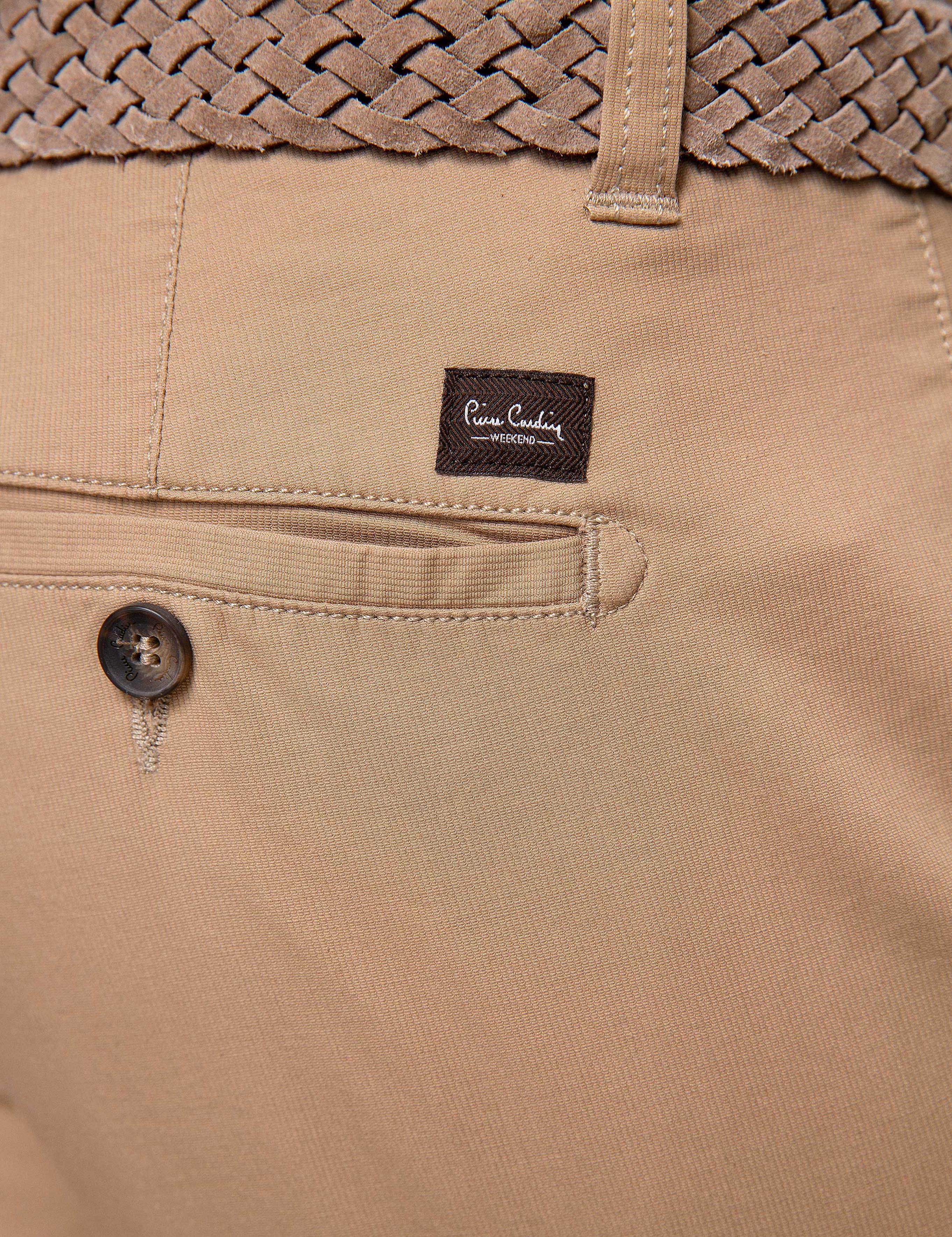 Camel Slim Fit Chino Pantolon