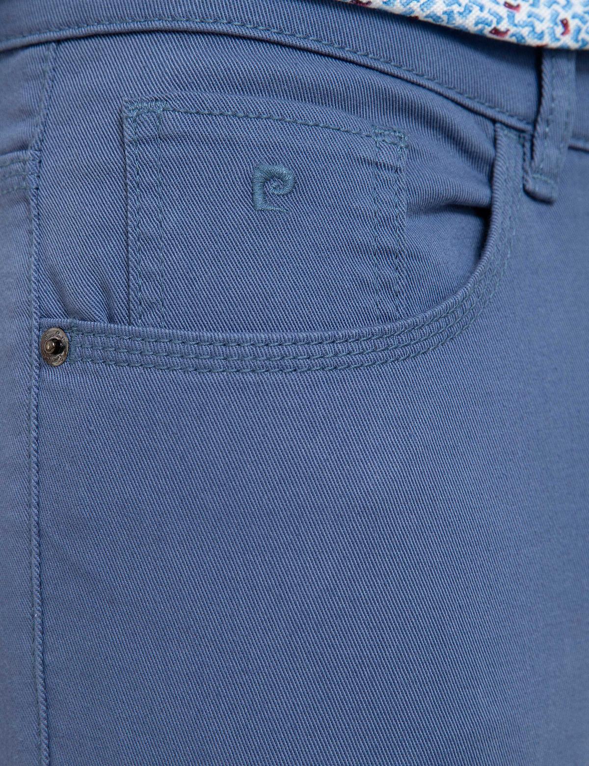 Petrol Mavi Slim Fit Chino Pantolon - 50187807070