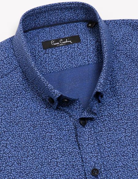 Koyu Mavi Slim Fit Gömlek - 50187968019