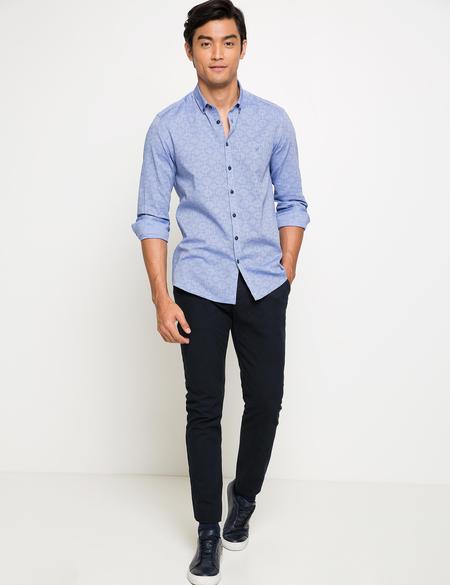 Slim Mavi Gömlek - 50187976010