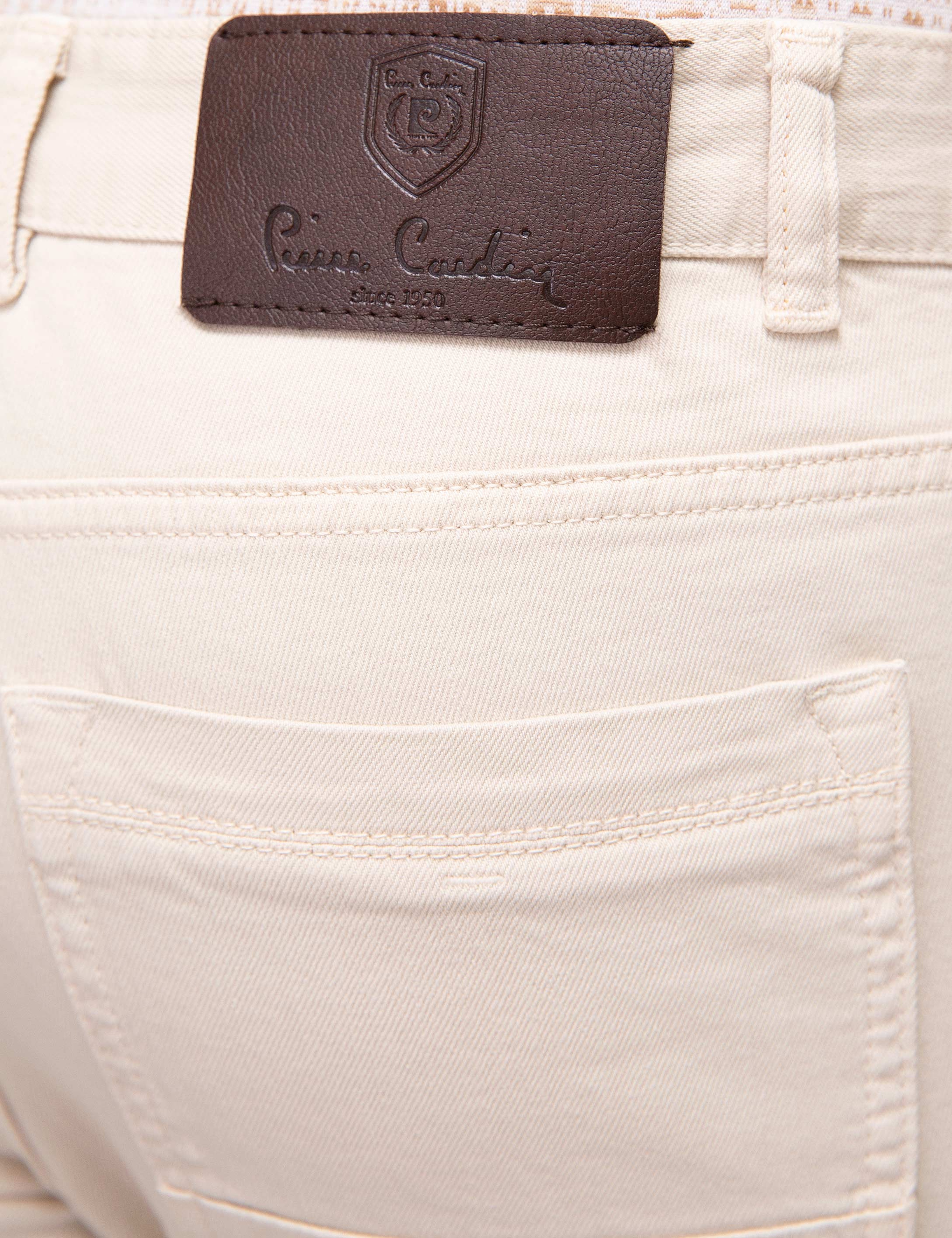 Bej Denim Pantolon