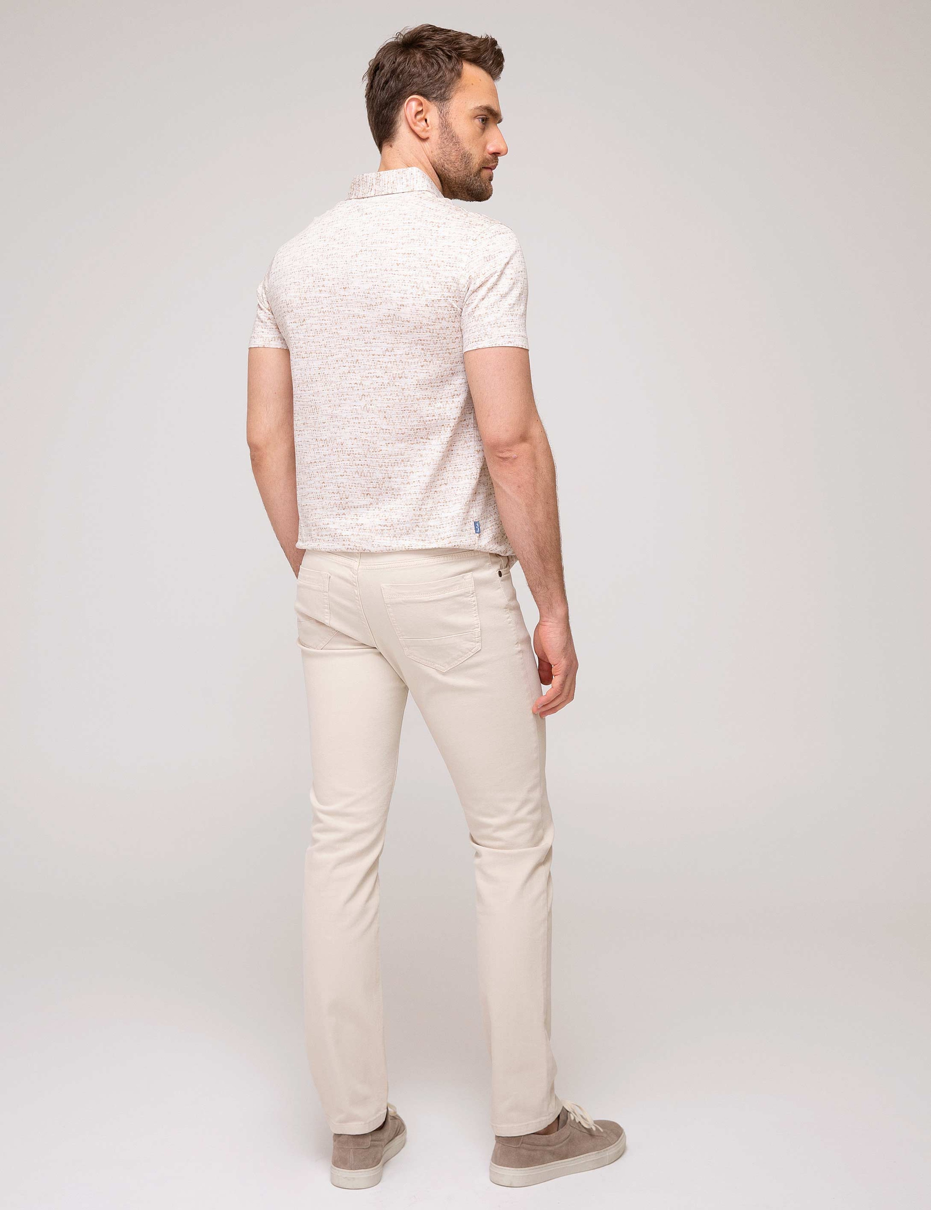 Bej Denim Pantolon - Image 3