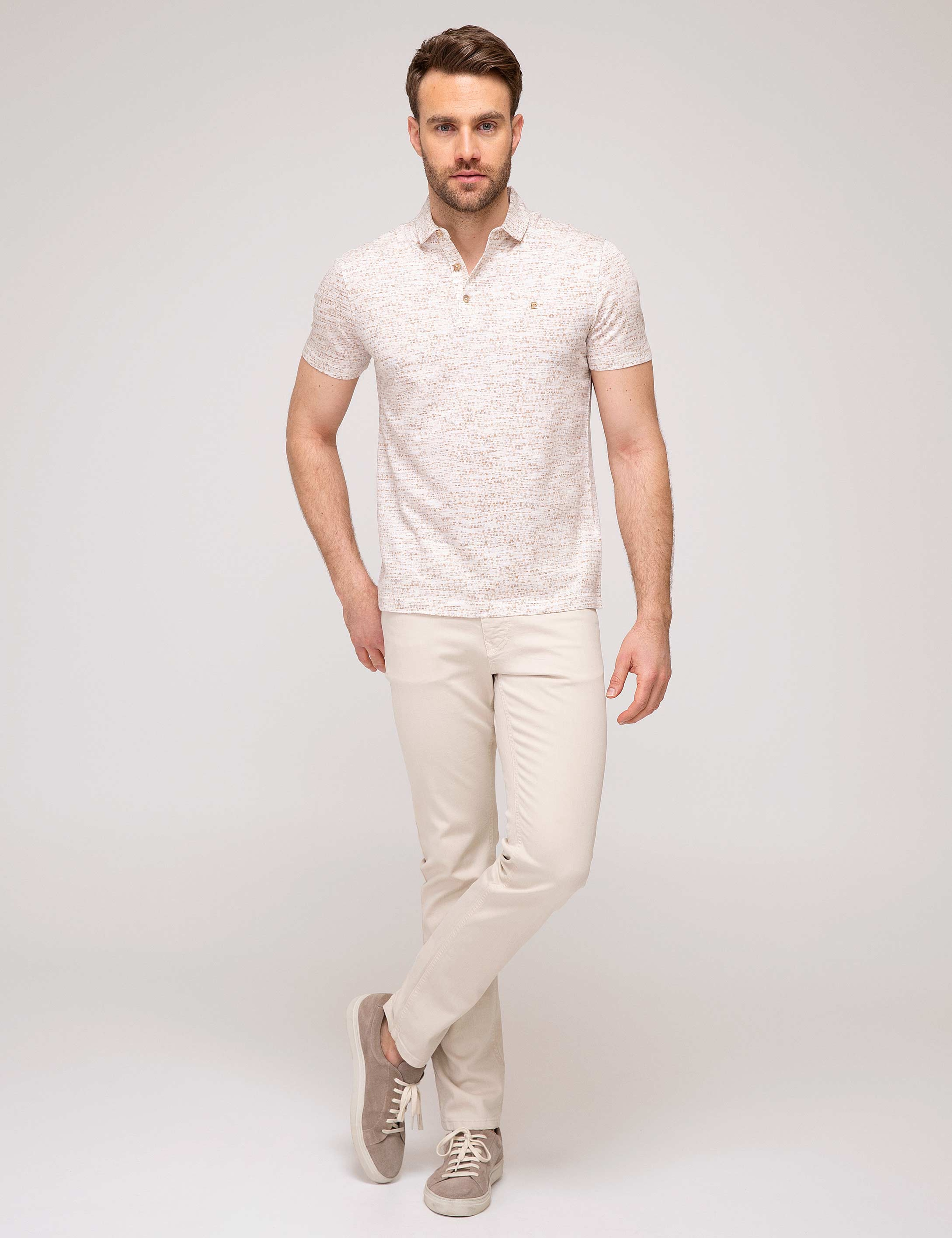 Bej Denim Pantolon