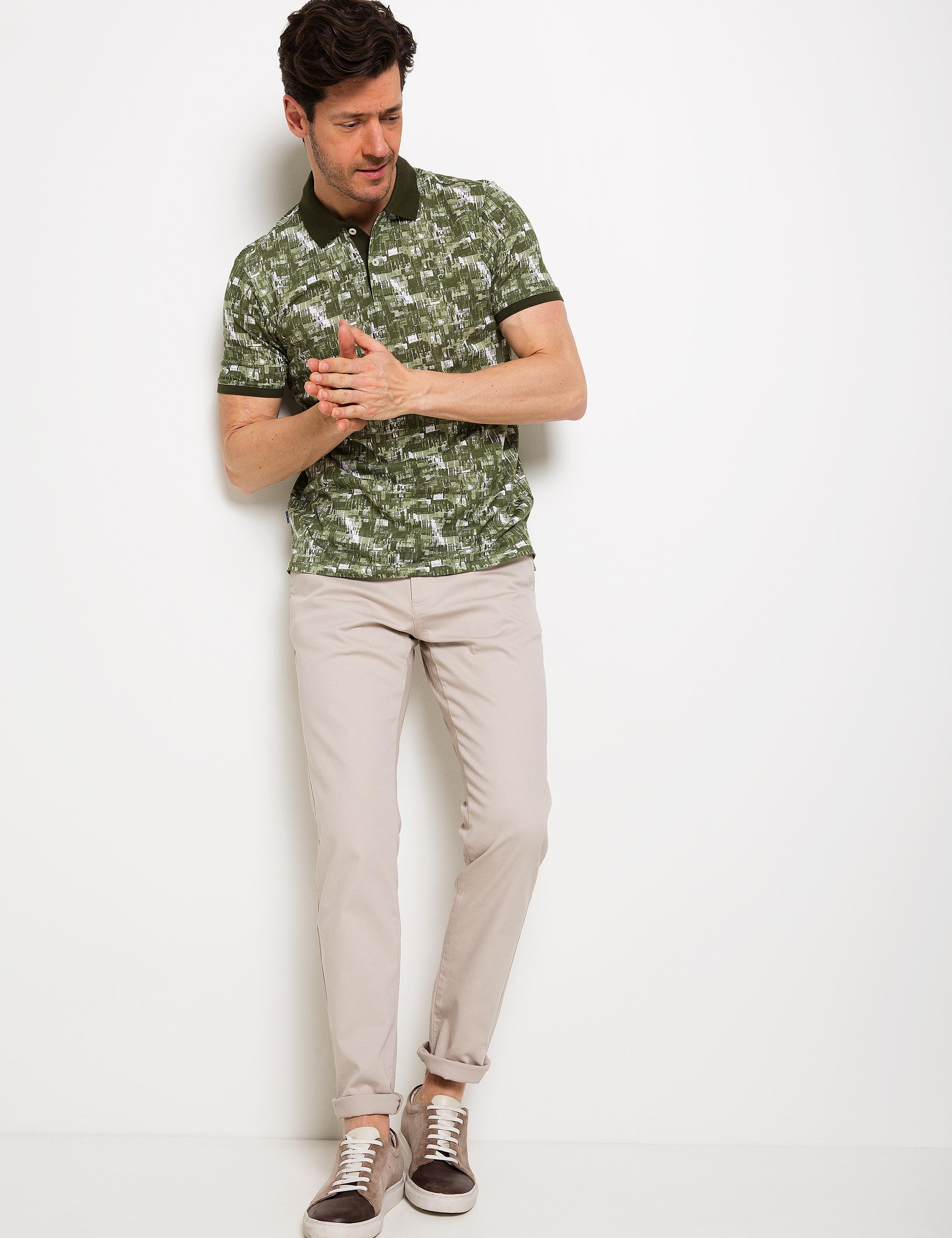 Taş Slim Fit Chino Pantolon - Image 1