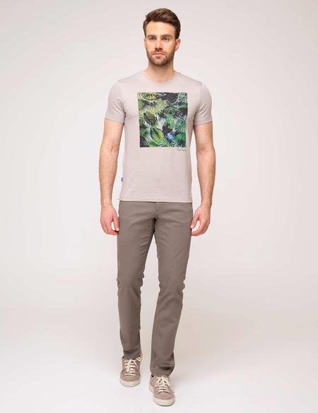 Gri Slim Fit Chino Pantolon - 50189167013