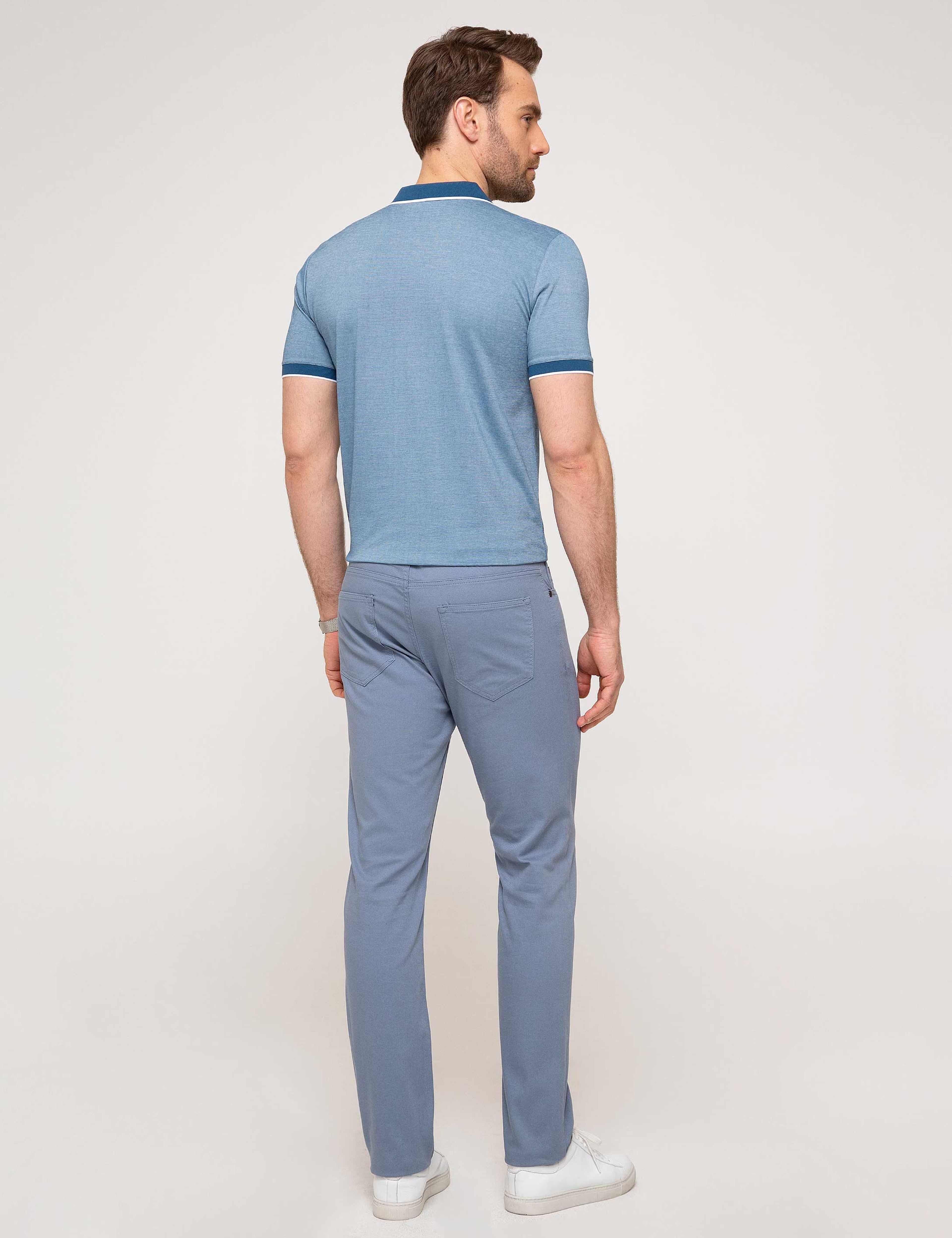 Saks Slim Fit Kanvas Pantolon - Image 3