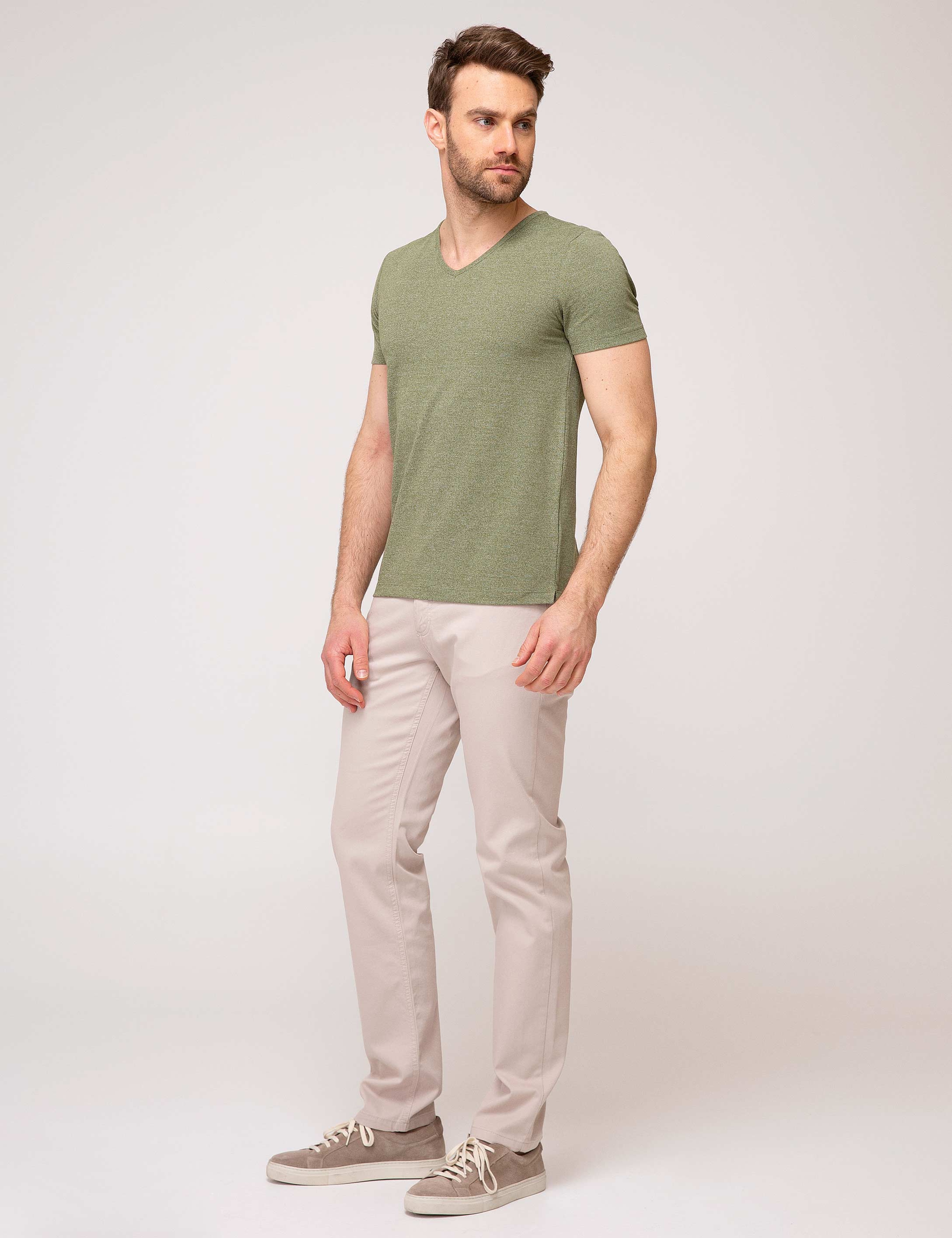 Taş Slim Fit Chino Pantolon - Image 2