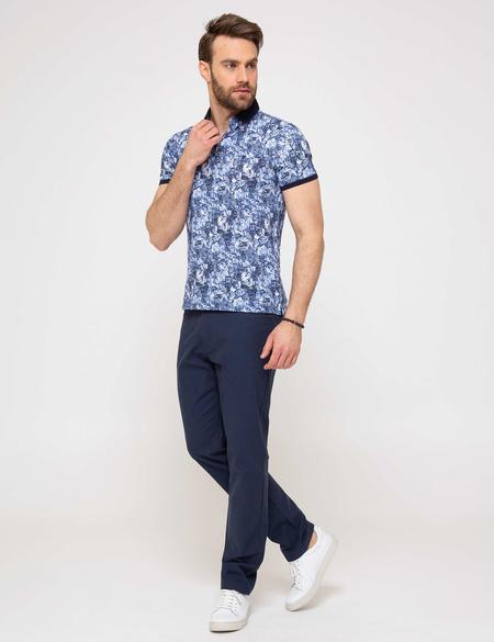 Lacivert Slim Fit Chino Pantolon - 50189170004