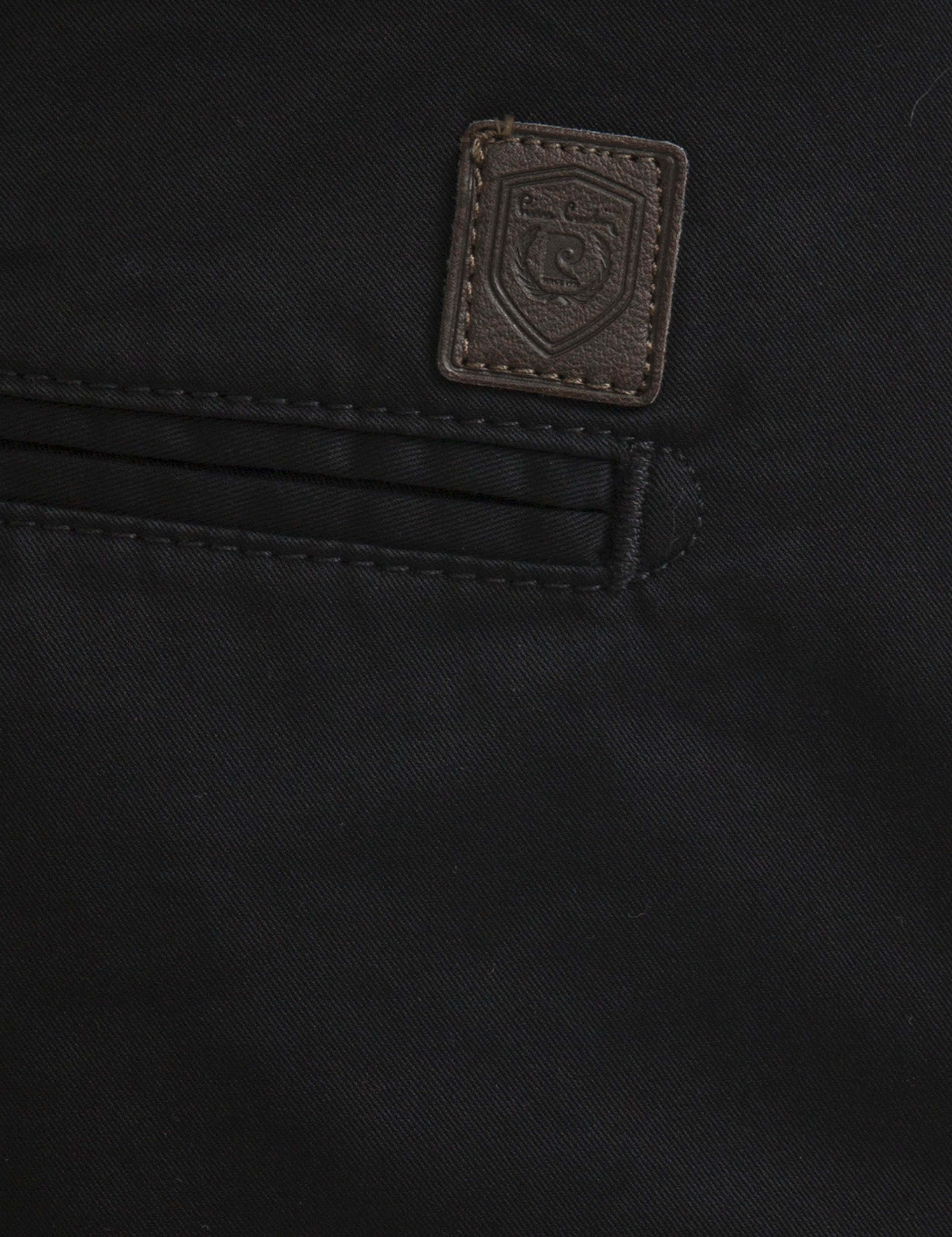 Siyah Slim Fit Chino Pantolon - Image 3